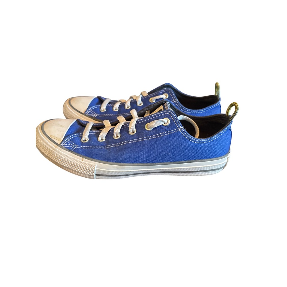 Converse All Star Low Top Blue Canvas Sneakers Youth 6 Women's‎ 7.5 - Picture 2 of 7
